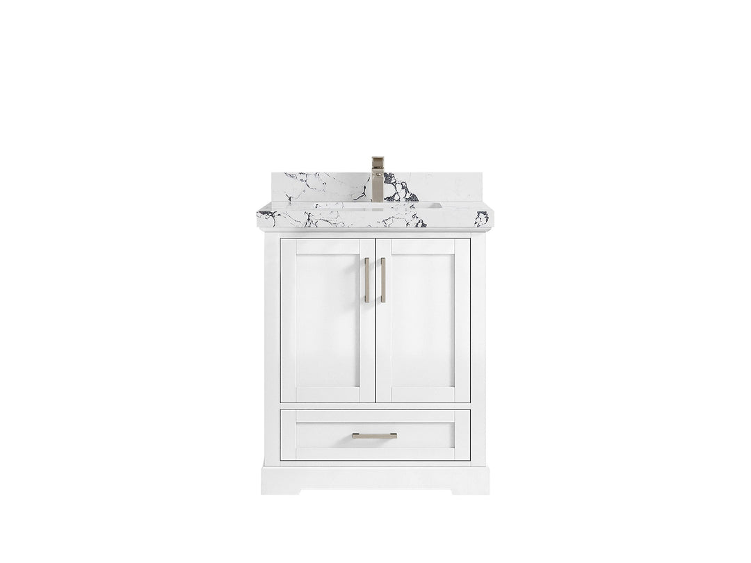 Boston 30 in. W x 22 in. D Single Sink Bathroom Vanity - Willow Bath and Vanity