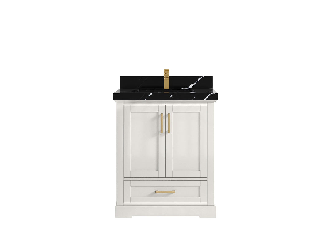 Boston 30 in. W x 22 in. D Single Sink Bathroom Vanity - Willow Bath and Vanity