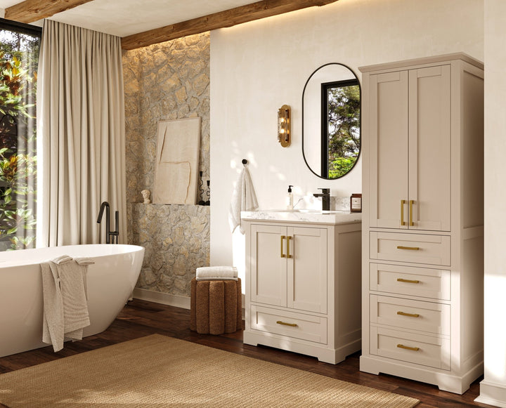 Boston 30 in. W x 22 in. D Single Sink Bathroom Vanity - photo 2