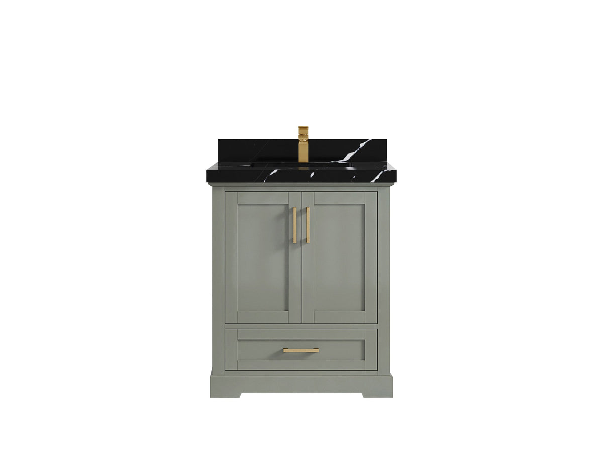 Boston 30 in. W x 22 in. D Single Sink Bathroom Vanity - Willow Bath and Vanity