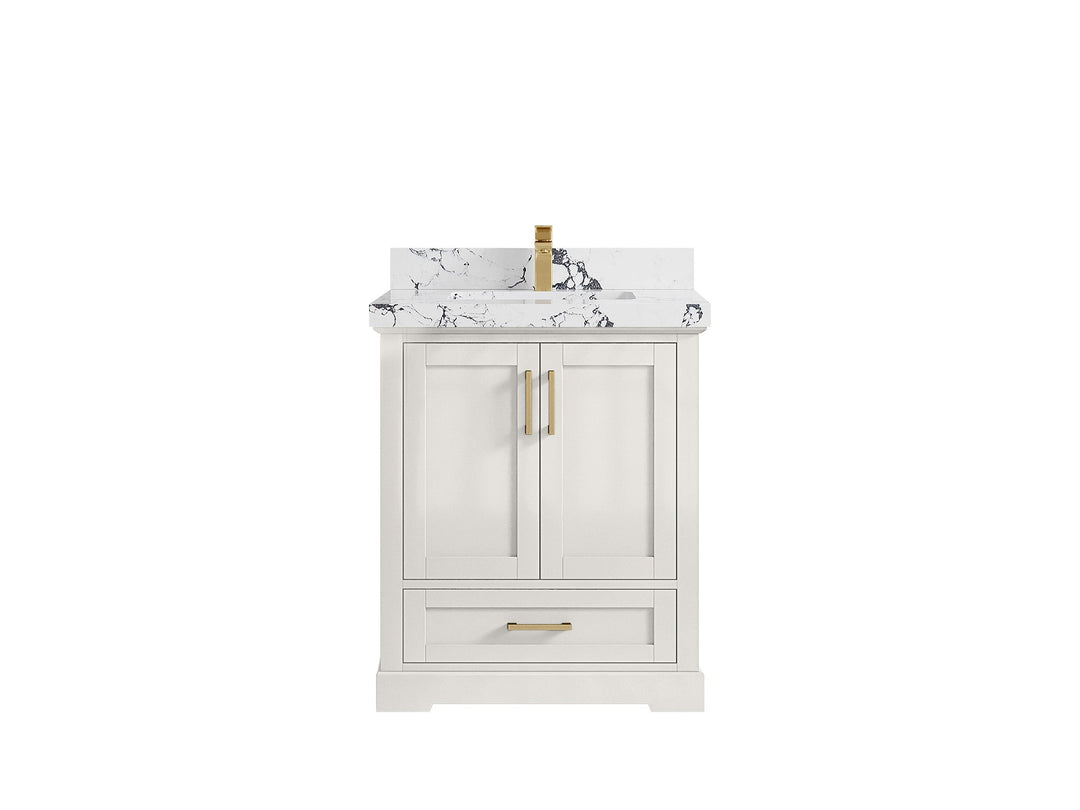 Boston 30 in. W x 22 in. D Single Sink Bathroom Vanity - Willow Bath and Vanity