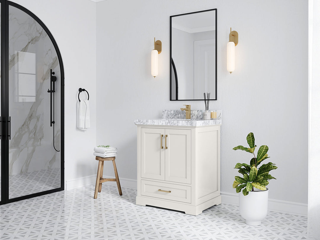 Boston 30 in. W x 22 in. D Single Sink Bathroom Vanity - Willow Bath and Vanity