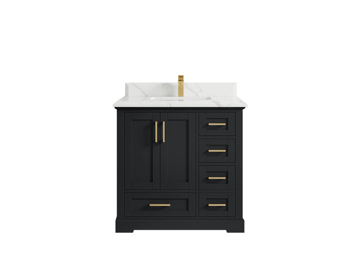 Boston 36 in. W x 22 in. D Center Sink Bathroom Vanity - photo 44