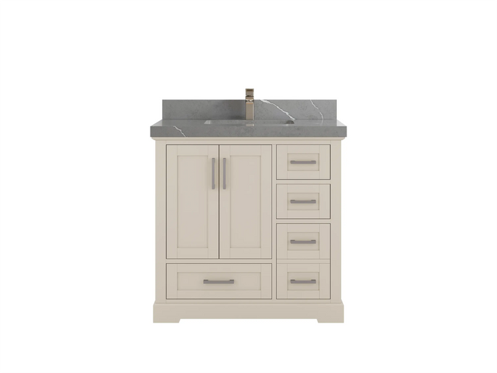 Boston 36 in. W x 22 in. D Center Sink Bathroom Vanity - photo 26