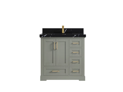 Boston 36 in. W x 22 in. D Center Sink Bathroom Vanity - Willow Bath and Vanity
