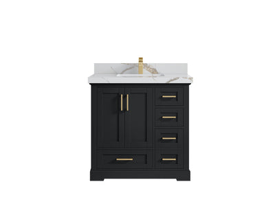 Boston 36 in. W x 22 in. D Center Sink Bathroom Vanity - Willow Bath and Vanity
