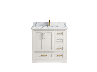 Boston 36 in. W x 22 in. D Center Sink Bathroom Vanity - Willow Bath and Vanity