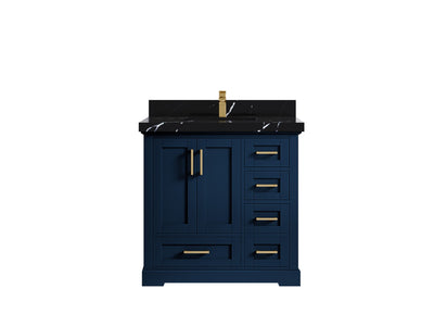 Boston 36 in. W x 22 in. D Center Sink Bathroom Vanity - Willow Bath and Vanity