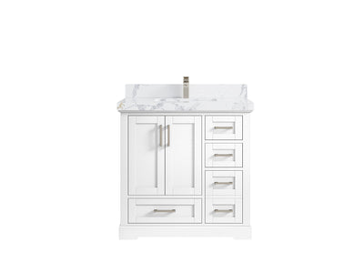 Boston 36 in. W x 22 in. D Center Sink Bathroom Vanity - Willow Bath and Vanity