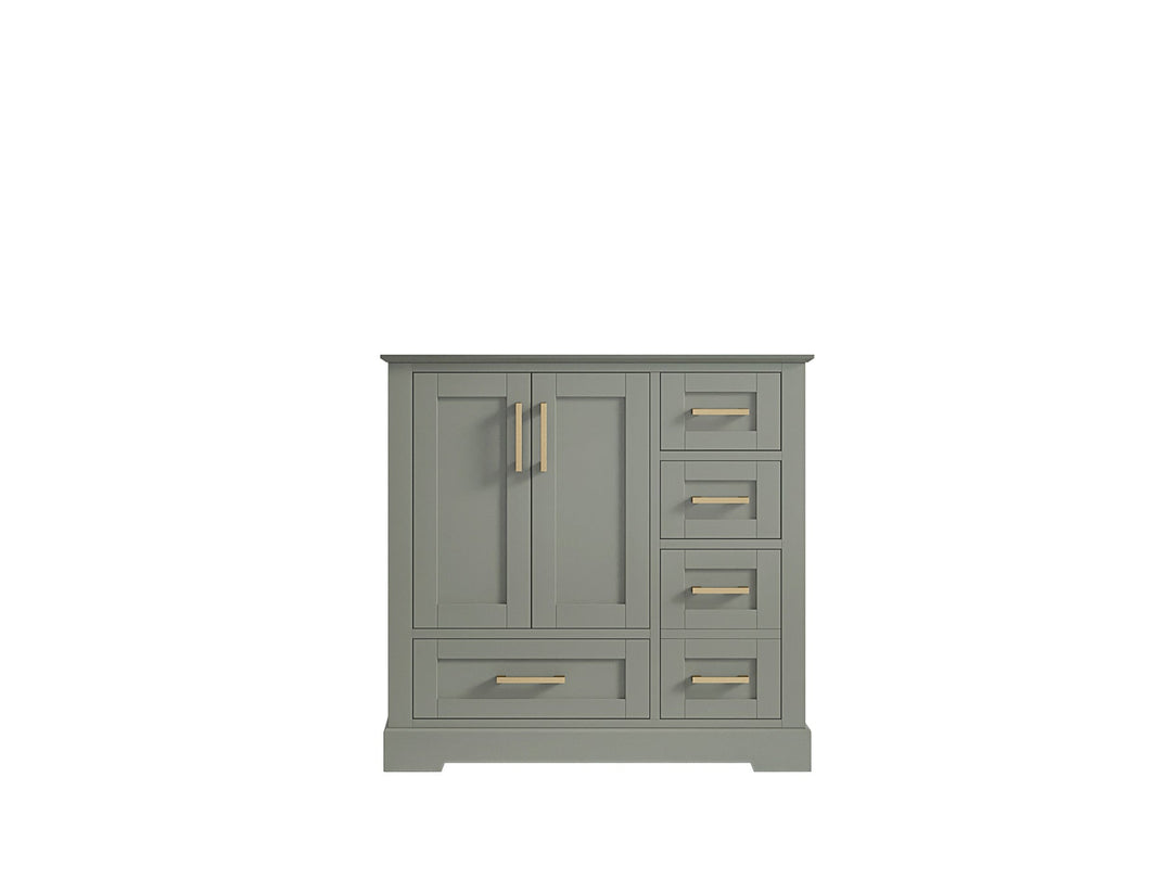 Boston 36 in. W x 22 in. D Center Sink Bathroom Vanity - Willow Bath and Vanity