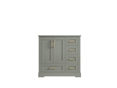 Boston 36 in. W x 22 in. D Center Sink Bathroom Vanity - Willow Bath and Vanity