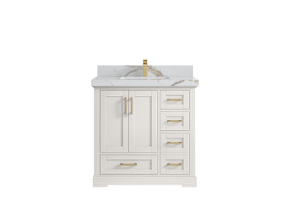 Boston 36 in. W x 22 in. D Center Sink Bathroom Vanity - Willow Bath and Vanity