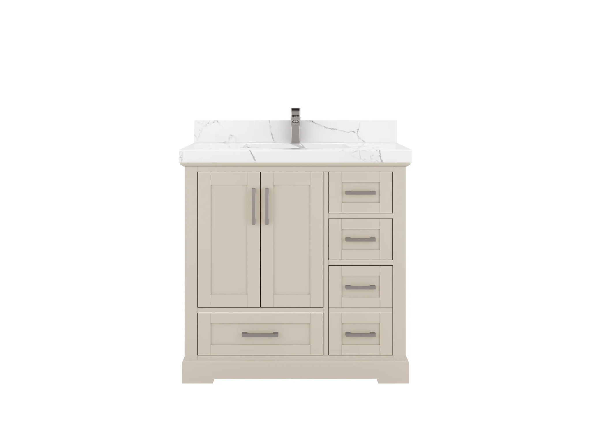 Boston 36 in. W x 22 in. D Center Sink Bathroom Vanity - Willow Bath and Vanity