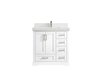 Boston 36 in. W x 22 in. D Center Sink Bathroom Vanity - Willow Bath and Vanity