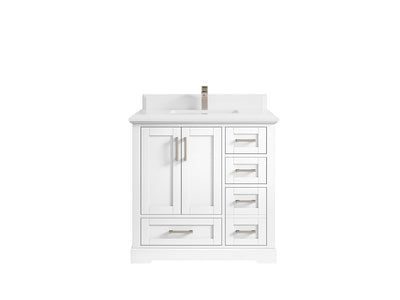 Boston 36 in. W x 22 in. D Center Sink Bathroom Vanity - Willow Bath and Vanity