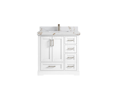 Boston 36 in. W x 22 in. D Center Sink Bathroom Vanity - Willow Bath and Vanity