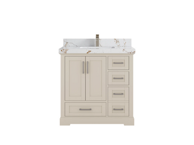 Boston 36 in. W x 22 in. D Center Sink Bathroom Vanity - Willow Bath and Vanity