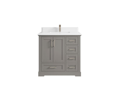 Boston 36 in. W x 22 in. D Center Sink Bathroom Vanity - Willow Bath and Vanity