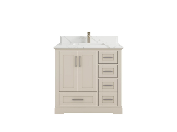 Boston 36 in. W x 22 in. D Center Sink Bathroom Vanity - photo 21