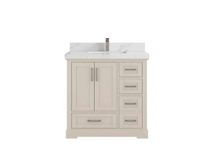Boston 36 in. W x 22 in. D Center Sink Bathroom Vanity - photo 20
