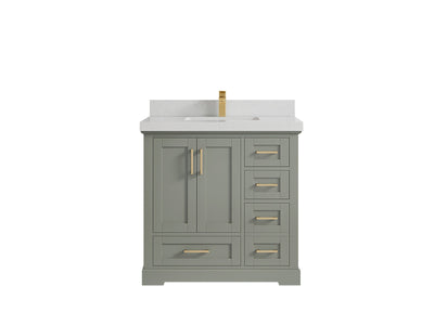 Boston 36 in. W x 22 in. D Center Sink Bathroom Vanity - Willow Bath and Vanity