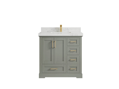 Boston 36 in. W x 22 in. D Center Sink Bathroom Vanity - Willow Bath and Vanity