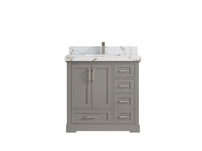 Boston 36 in. W x 22 in. D Center Sink Bathroom Vanity - Willow Bath and Vanity