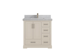 Boston 36 in. W x 22 in. D Center Sink Bathroom Vanity - photo 25