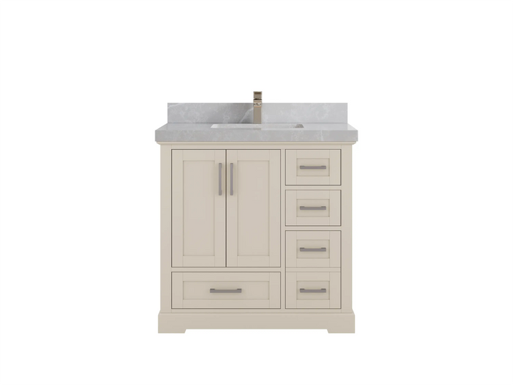 Boston 36 in. W x 22 in. D Center Sink Bathroom Vanity - photo 25