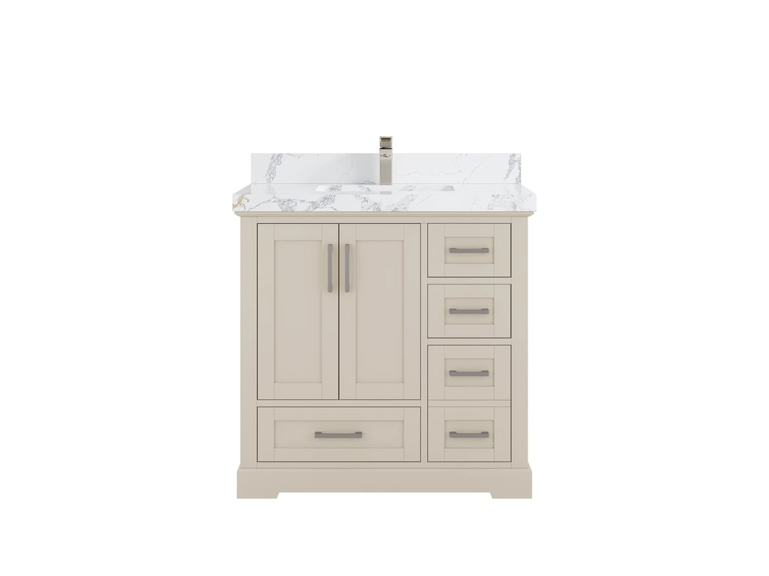Boston 36 in. W x 22 in. D Center Sink Bathroom Vanity - Willow Bath and Vanity