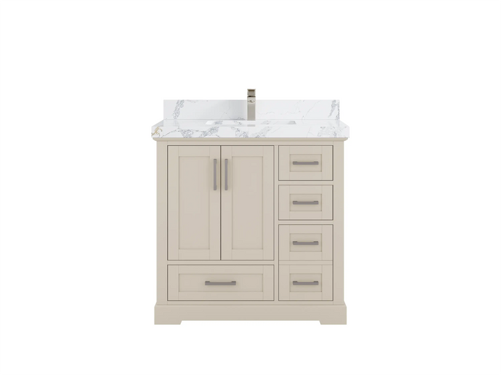 Boston 36 in. W x 22 in. D Center Sink Bathroom Vanity - photo 19