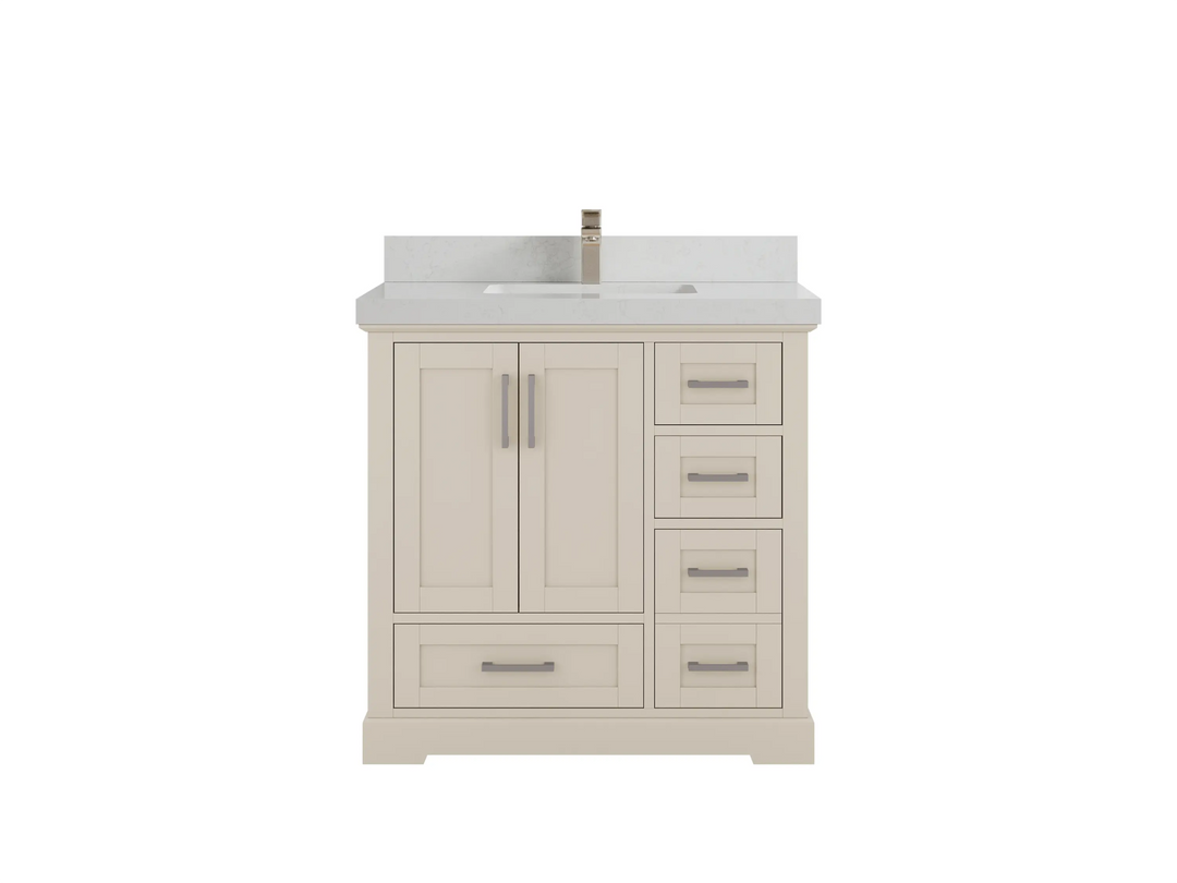 Boston 36 in. W x 22 in. D Center Sink Bathroom Vanity - Willow Bath and Vanity
