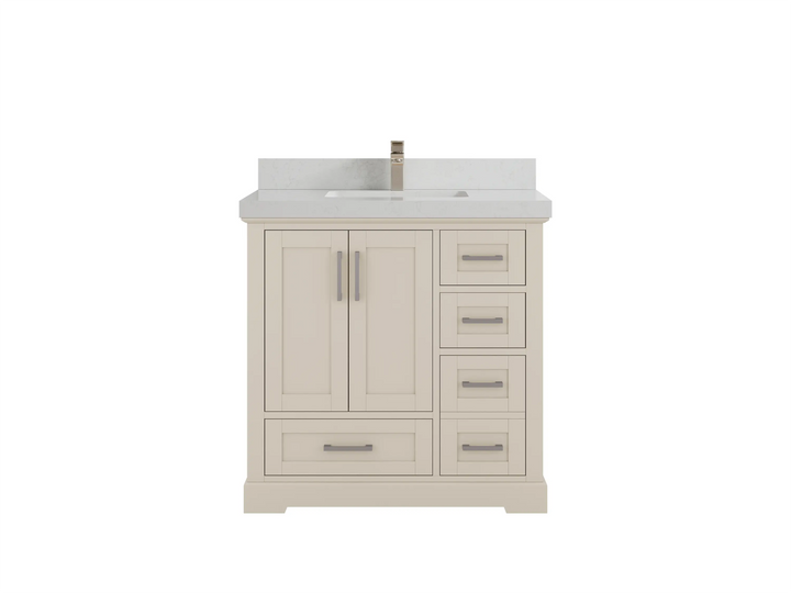 Boston 36 in. W x 22 in. D Center Sink Bathroom Vanity - photo 14