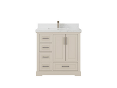 Boston 36 in. W x 22 in. D Center Sink Bathroom Vanity - photo 24