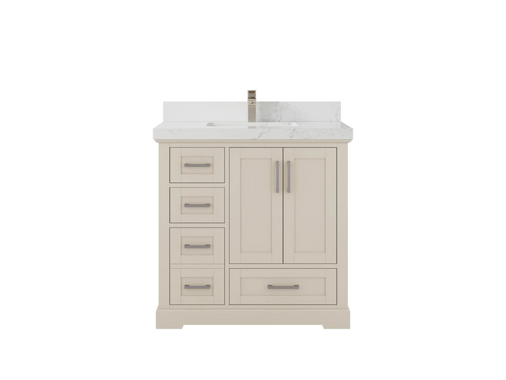 Boston 36 in. W x 22 in. D Center Sink Bathroom Vanity - photo 24
