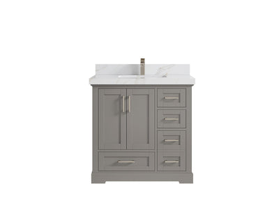 Boston 36 in. W x 22 in. D Center Sink Bathroom Vanity - Willow Bath and Vanity