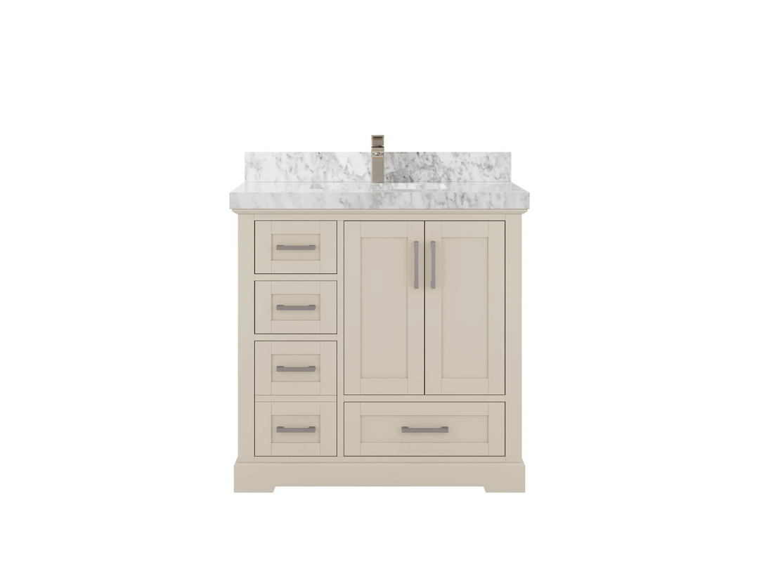 Boston 36 in. W x 22 in. D Center Sink Bathroom Vanity - Willow Bath and Vanity