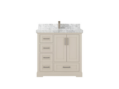 Boston 36 in. W x 22 in. D Center Sink Bathroom Vanity - photo 13