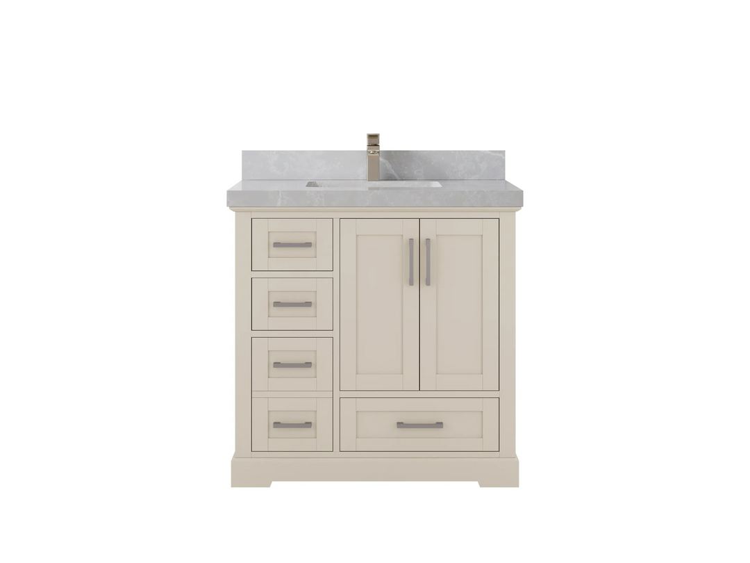 Boston 36 in. W x 22 in. D Center Sink Bathroom Vanity - Willow Bath and Vanity