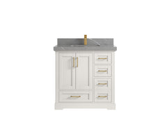 Boston 36 in. W x 22 in. D Center Sink Bathroom Vanity - photo 32