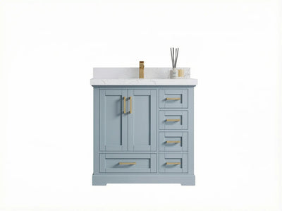Boston 36 in. W x 22 in. D Center Sink Bathroom Vanity - Willow Bath and Vanity