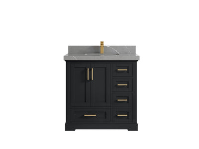 Boston 36 in. W x 22 in. D Center Sink Bathroom Vanity - Willow Bath and Vanity