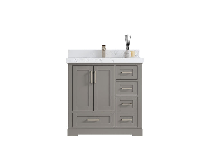 Boston 36 in. W x 22 in. D Center Sink Bathroom Vanity - photo 1