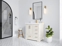 Boston 36 in. W x 22 in. D Center Sink Bathroom Vanity - photo 2