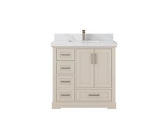 Boston 36 in. W x 22 in. D Center Sink Bathroom Vanity - photo 20
