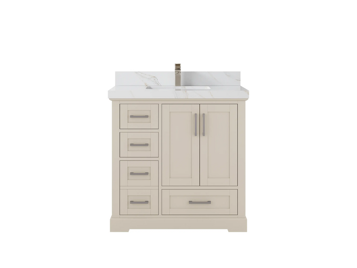 Boston 36 in. W x 22 in. D Center Sink Bathroom Vanity - photo 20