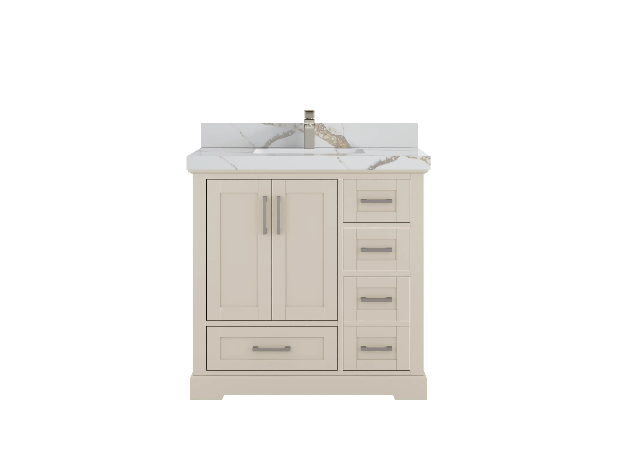 Boston 36 in. W x 22 in. D Center Sink Bathroom Vanity - Willow Bath and Vanity