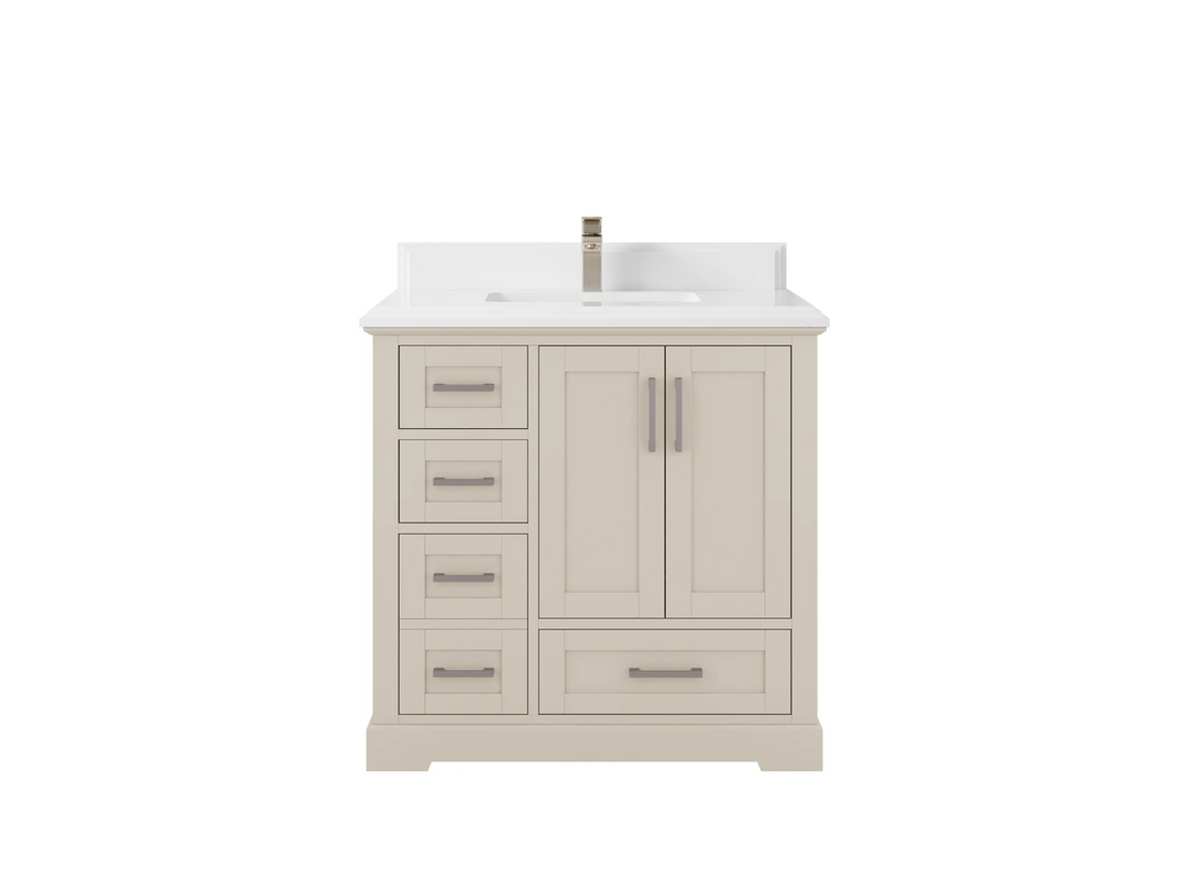 Boston 36 in. W x 22 in. D Center Sink Bathroom Vanity - Willow Bath and Vanity