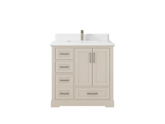 Boston 36 in. W x 22 in. D Center Sink Bathroom Vanity - photo 23