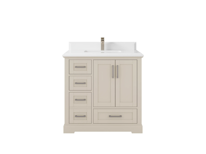 Boston 36 in. W x 22 in. D Center Sink Bathroom Vanity - photo 23